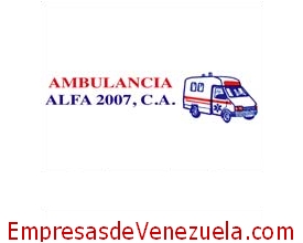 Ambulancia Alfa 2007, C.A. en Caracas Distrito Capital